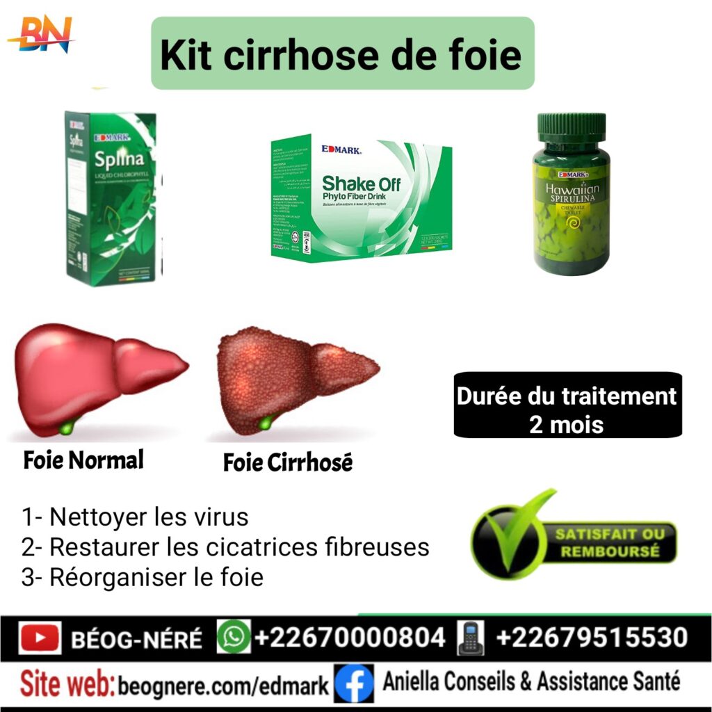 Edmark traitement  kit cirrhose de foie