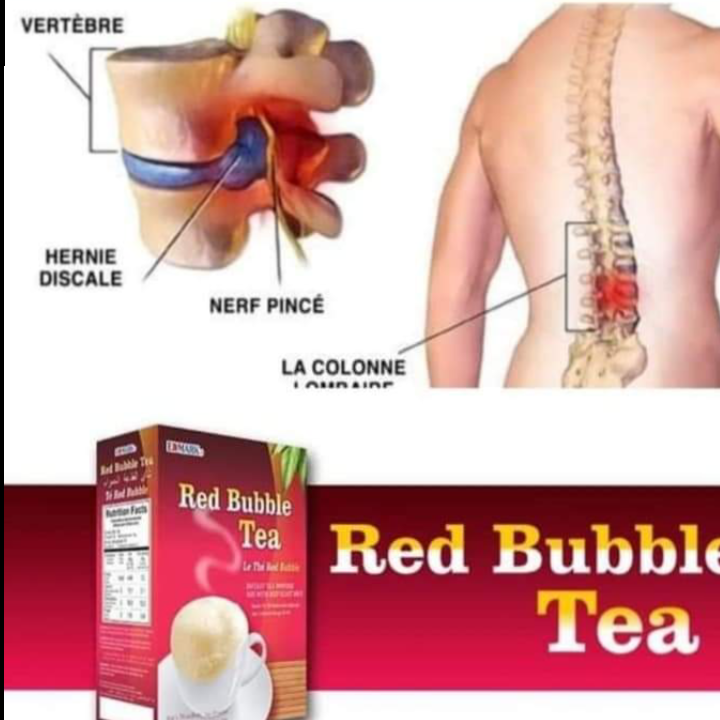 EDMARK RED BUBLE TEA, pour les problèmes d’articulations