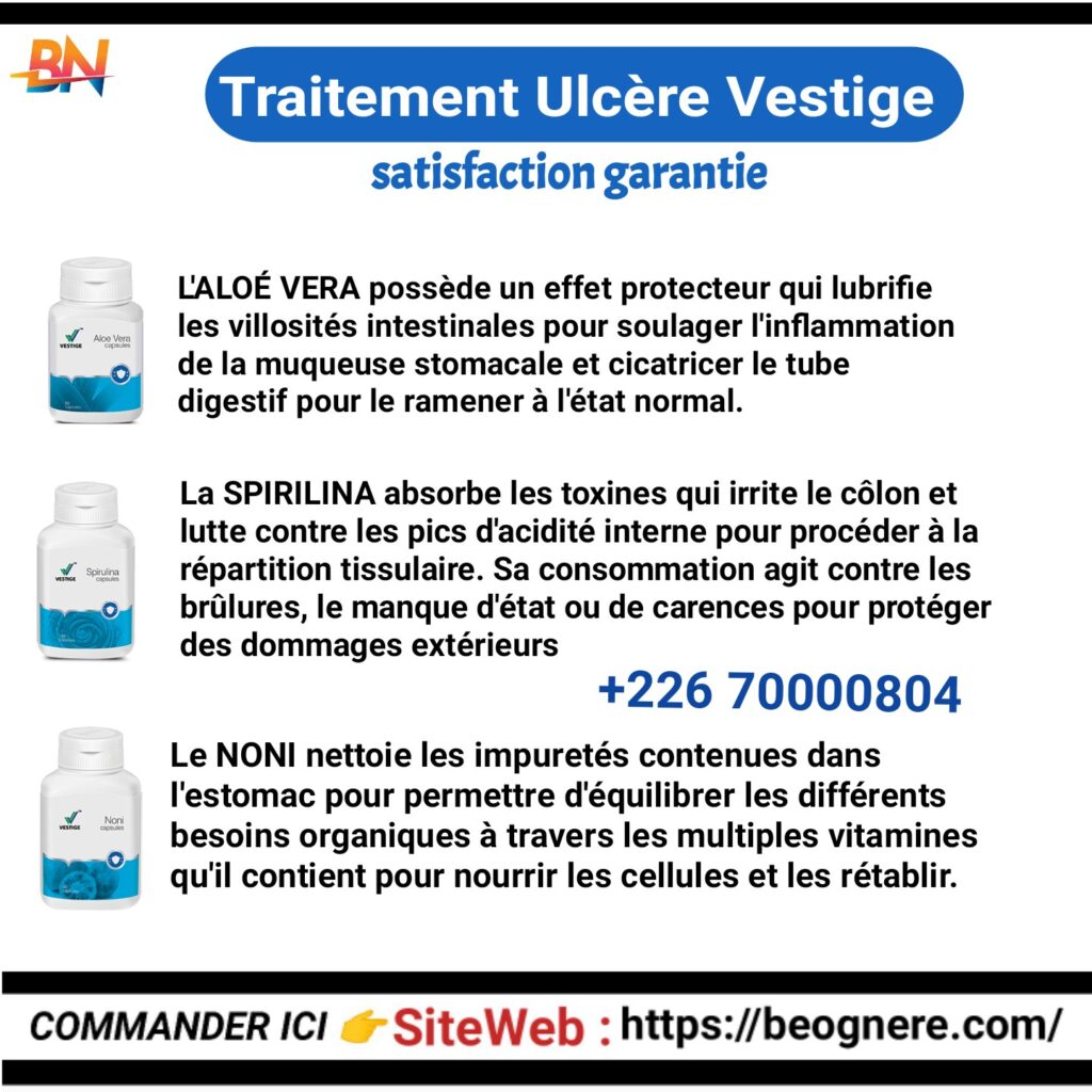 traitement vestige kit ulcère