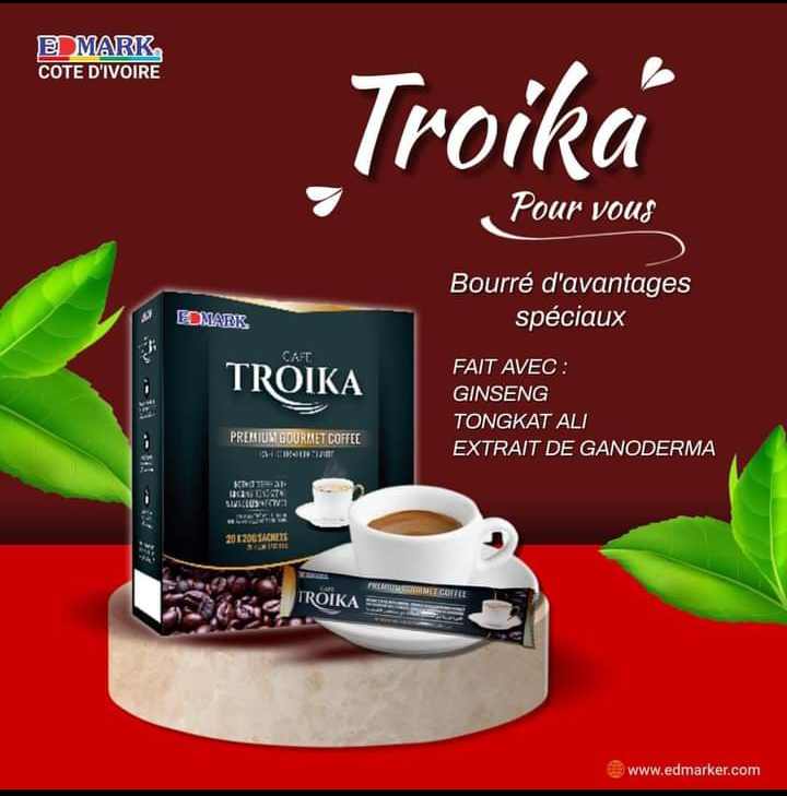 Edmark café TROÏKA, Booster l’organisme