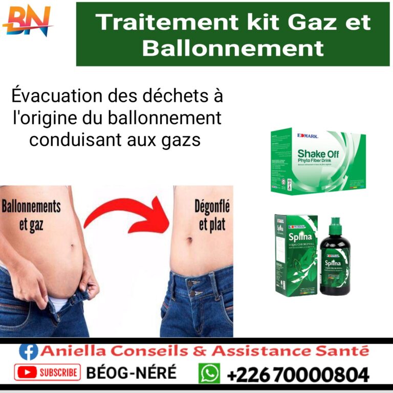 Traitement kit Gaz et Ballonnement Edmark