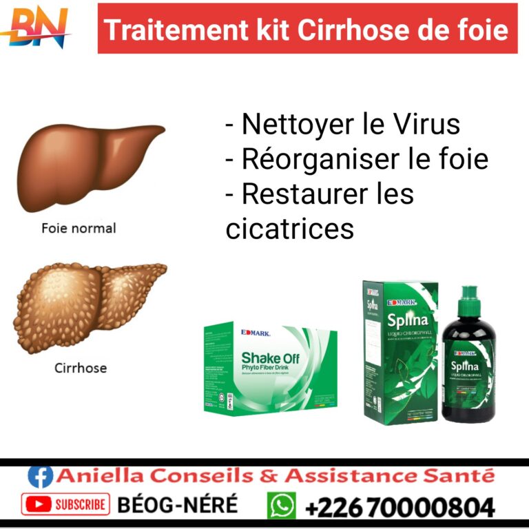 Traitement Kit Cirrhose de foie avec Edmark