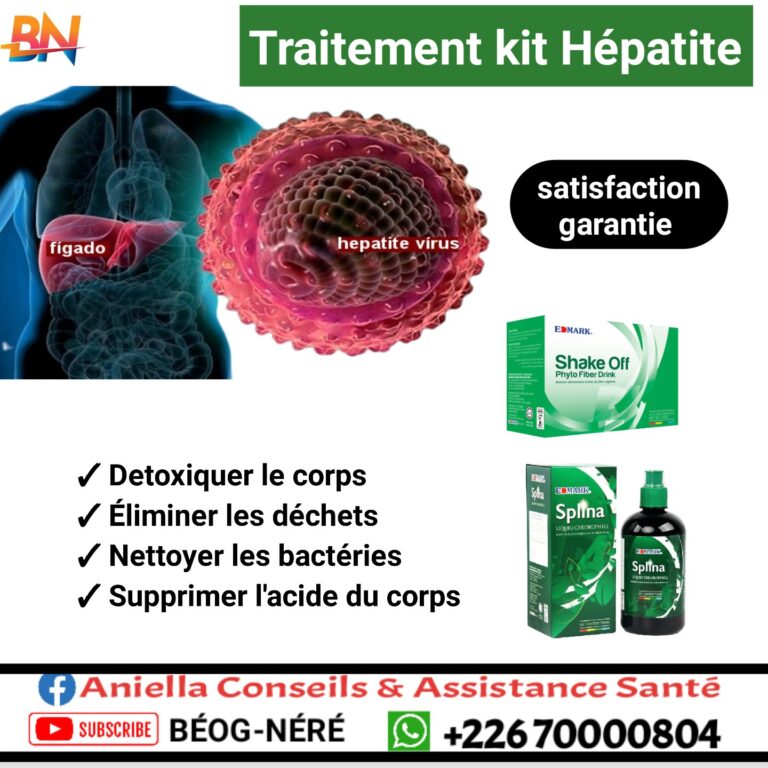 Traitement kit Hépatite avec les produits Edmark