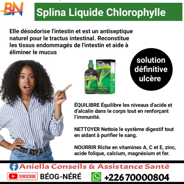 splina liquide chlorophylle edmark