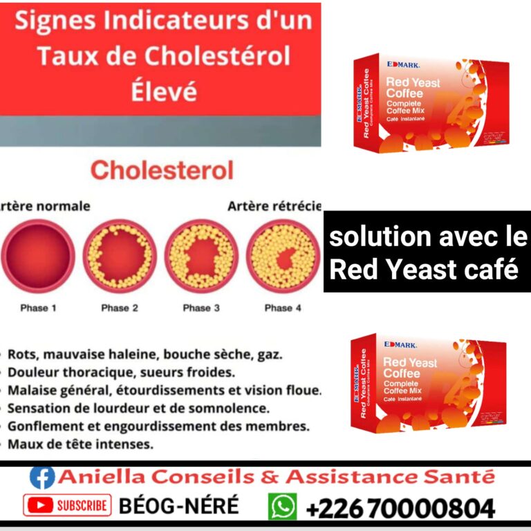 Mauvais cholestérol – Edmark Red Yeast Café