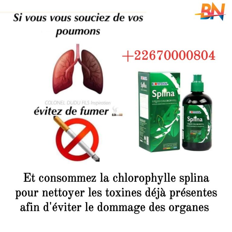 La chlorophylle SPLINA liquide de Edmark