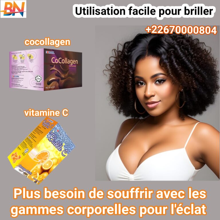 Briller facilement avec le COCOLLAGEN et VITAMINE C de Edmark